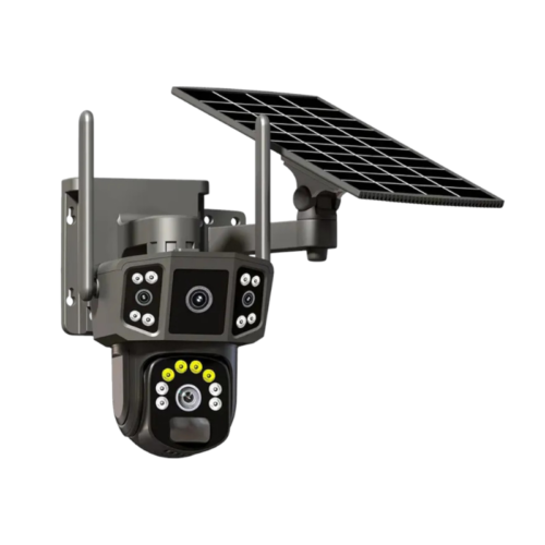 300075 Ηλιακή κάμερα ασφαλείας IP - Dual - Solar Security Camera - V380-P38F-4G - 300075