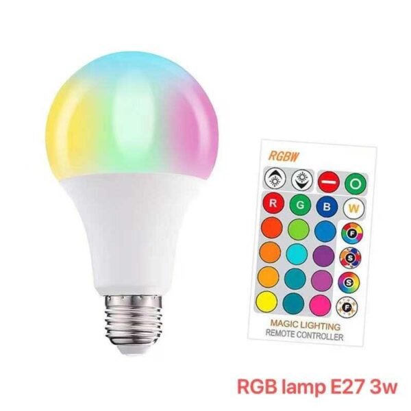 313540-1 Λάμπα LED RGB - E27 - 3W - 313540