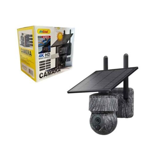 316285 Andowl Ηλιακή Έξυπνη Κάμερα 4K HD Q-SX615 - Camera High Definition Outdoor Electronic Pan Tilt