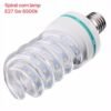Λάμπα LED E27 Spiral Corn 5W - Ψυχρό φως 6500K