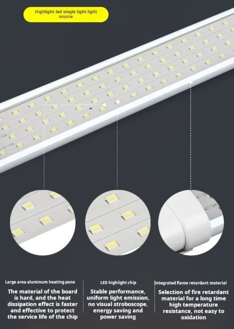 431880-1 Μπάρα φωτισμού LED - Tube - 18W - 60cm - 6500K - A2-2 - 431880