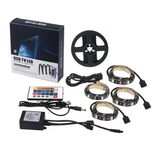 560060 Ταινία Led για TV IP65 RGB Usb TV Led Strip Lights 5050 SMD Led 4x50cm