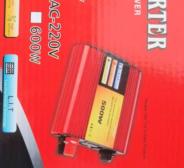 602137-1 Power Inverter - Μονοφασικό - 500W - 12V - 602137