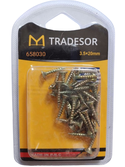 658030 Βίδες - 3.5X20mm - Σετ 12 πακέτα - 658030