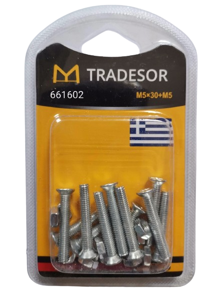 661602 Βίδες - 5X30mm - Σετ 12 πακέτα - 661602
