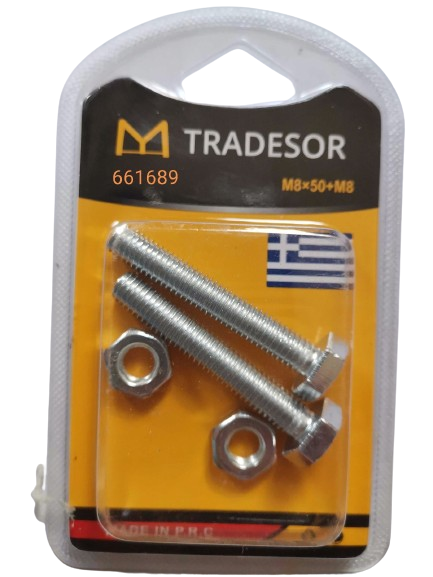 661689 Βίδες - 8X50mm - Σετ 12 πακέτα - 661689