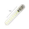 68080-3 Mini USB LED φορητό φως με 8 led Cool white