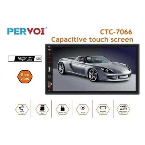 68326-4 PerVoi Οθόνη αυτοκινήτου 7" HD αφής CTC-7066 multimedia system - Capacitive touch screen