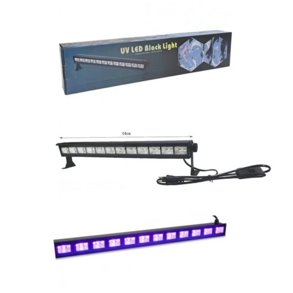 80064 UV μπάρα φωτισμού LED QY-DJ-UV12 - UV LED Black light bar
