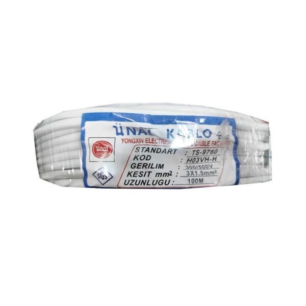 8215-2 Καλώδιο ρεύματος 3x1.5mm² 100m για ασφαλή και αξιόπιστη τροφοδοσία