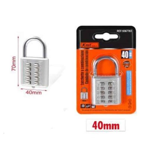 9367783 KMT Λουκέτο με Συνδυασμό 40mm - Coded Lock
