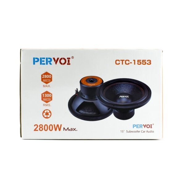 Z891061-5 Pervoi Subwoofer Αυτοκινήτου 15″ Horn 2800W 165OZ PERVOI CTC-1553 - Active subwoofer