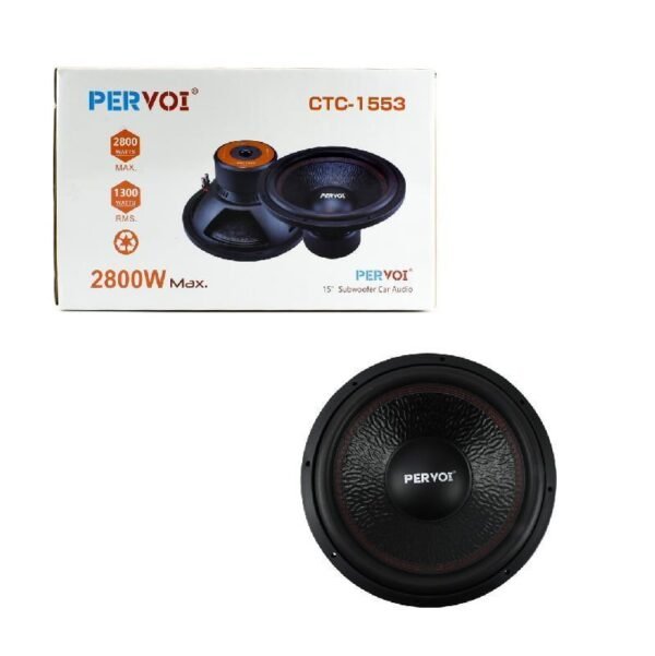 Z891061 Pervoi Subwoofer Αυτοκινήτου 15″ Horn 2800W 165OZ PERVOI CTC-1553 - Active subwoofer