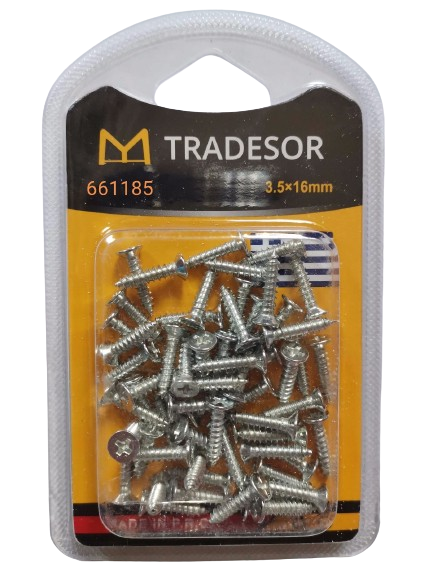 661185 Βίδες - 3.5X16mm - Σετ 12 πακέτα - 661185