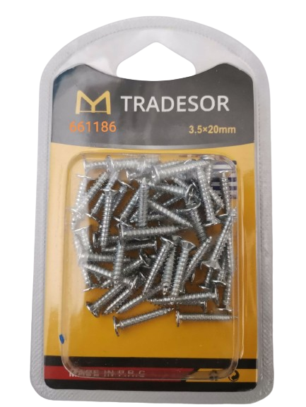 661186 Βίδες - 3.5X20mm - Σετ 12 πακέτα - 661186
