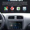 Ηχοσύστημα αυτοκινήτου 2DIN - 9"" - Android - 000154