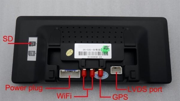 000736-4 Ηχοσύστημα αυτοκινήτου 2DIN - Mercedes - GLK 08'-12' - Android - 000736