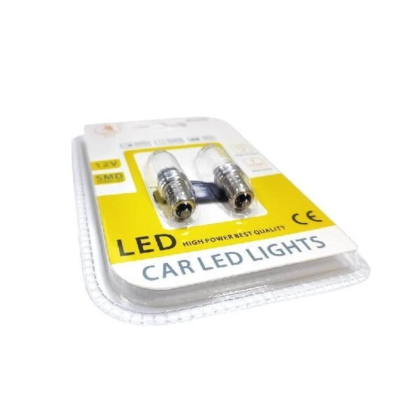 001001-1 EJC Λάμπες Αυτοκινήτου BA9S-3 SMD 12v 2τμχ ψυχρό φως - LED light
