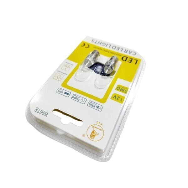 001001-2 EJC Λάμπες Αυτοκινήτου BA9S-3 SMD 12v 2τμχ ψυχρό φως - LED light