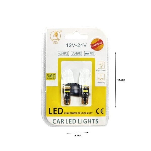 001005-3 EJC Λάμπες Αυτοκινήτου Canbus T10-7020-3SMD LED 12v 2τμχ ψυχρό φως - LED light