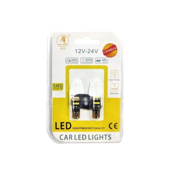 001005 EJC Λάμπες Αυτοκινήτου Canbus T10-7020-3SMD LED 12v 2τμχ ψυχρό φως - LED light