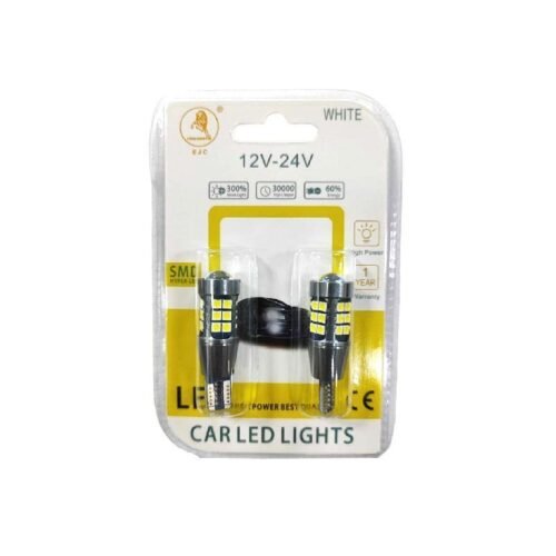 001100 EJC Λάμπες Αυτοκινήτου T15-3030-27SMD 12V-24 2τμχ ψυχρό φως – LED light