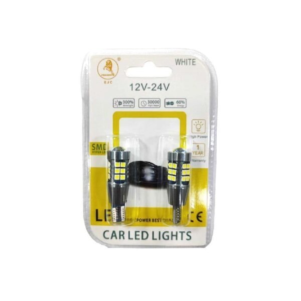 001100 EJC Λάμπες Αυτοκινήτου T15-3030-27SMD 12V-24 2τμχ ψυχρό φως – LED light
