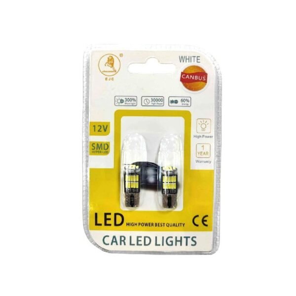 001107 EJC Λάμπες Αυτοκινήτου Canbus T10-4014-26-6Led 12V 2τμχ ψυχρό φως – LED light