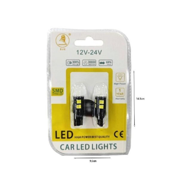 001116-2 EJC Λάμπες Αυτοκινήτου T10-4014-30SMD 12V-24 2τμχ ψυχρό φως – LED light