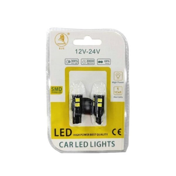 001116 EJC Λάμπες Αυτοκινήτου T10-4014-30SMD 12V-24 2τμχ ψυχρό φως – LED light