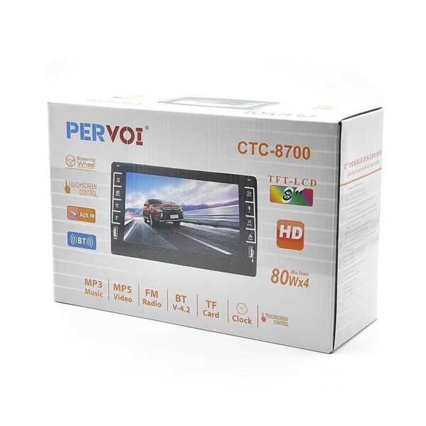 003300-1 Ηχοσύστημα αυτοκινήτου 2DIN - CTC-8700 - 8'' - MP5 - 003300