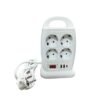 009022-1 Πολύπριζο ασφαλείας 8 θυρών με USB - χώρος και προστασία