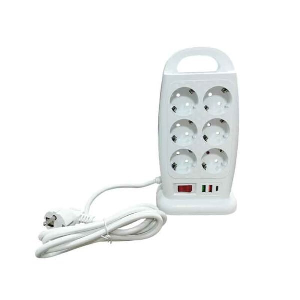 Πολύπριζο ασφαλείας 12 θυρών με USB - χώρος και προστασία