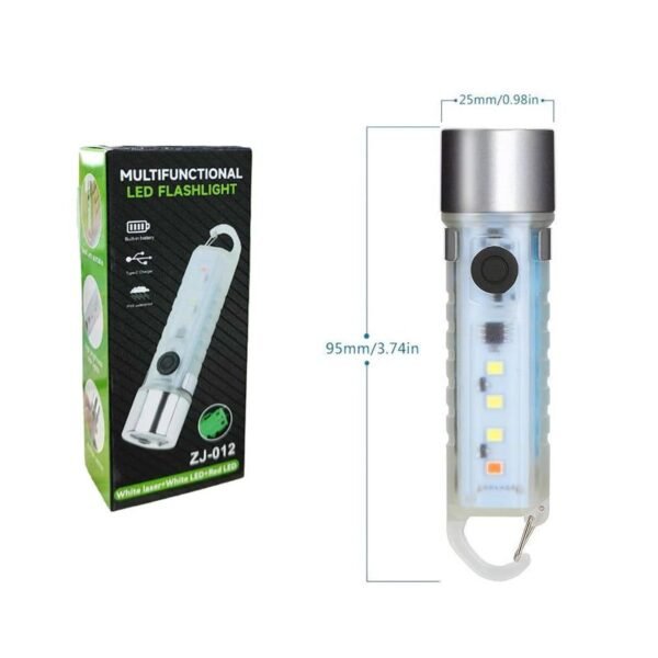Επαναφορτιζόμενος Φακός LED ZJ-012 - Multifunctional LED Flashlight
