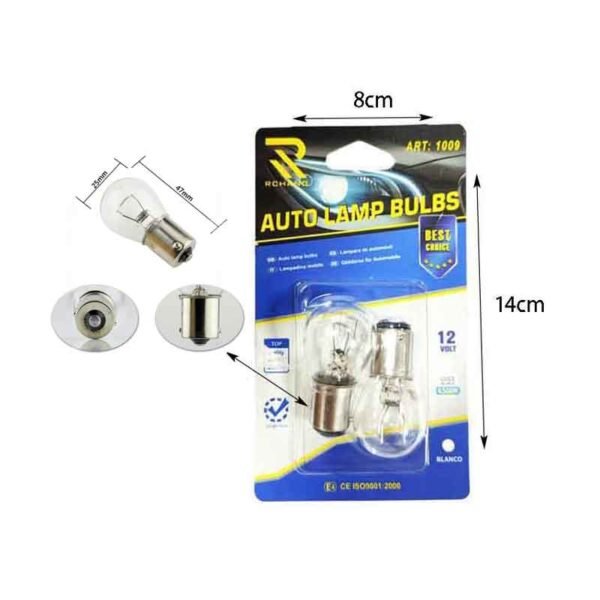 Rchang Λάμπα αυτοκινήτου 12V 6500K P21W #1009- Auto Lamp Bulbs