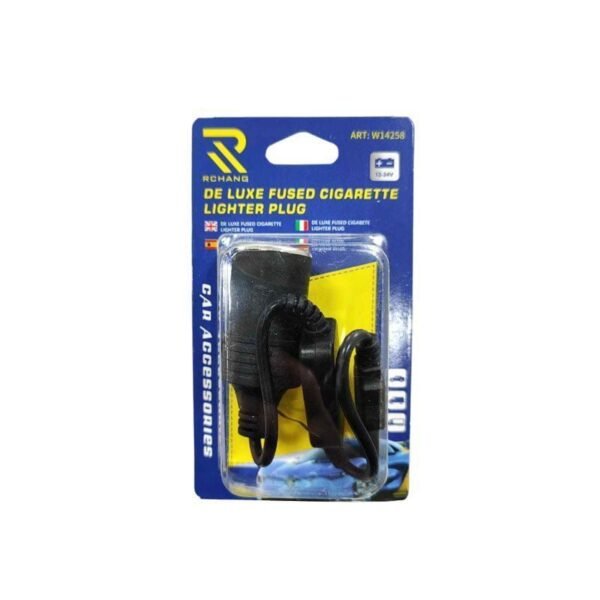 0111538-2 Rchang Μετασχηματιστής/Αντάπτορας Απο USB Σε Υποδοχή Με Φις Αναπτήρα 12-24V W14258 - De Luxe Fused Cigarette Lighter Plug