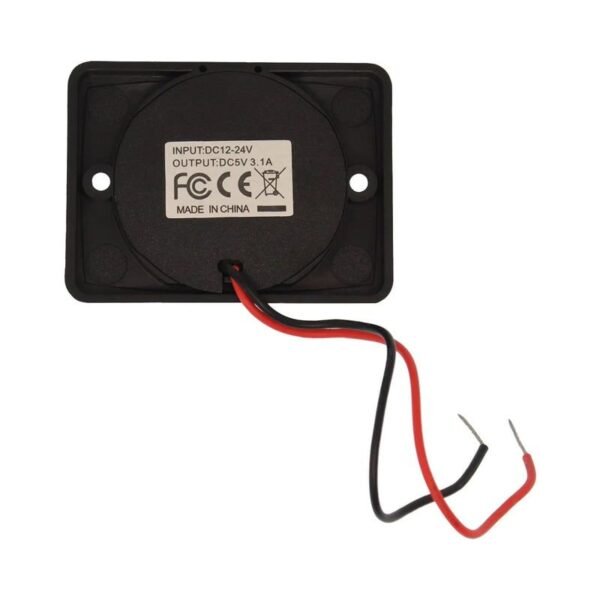 0111569-1 Rchang Φορτιστής Αυτοκινήτου με 2 θύρες USΒ 12/24V 3.1A W05237 - Cargador USB Dual