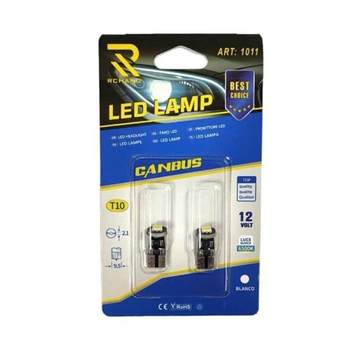 0111575 Rchang Λάμπα αυτοκινήτου 12V T10 6500K ART:1011 - Auto Car LED Lamp