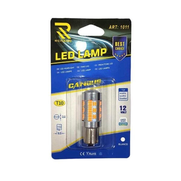 0111579-1 Rchang Λάμπα αυτοκινήτου Canbus 12V T10 6500K ART:1011 - Auto Car LED Lamp