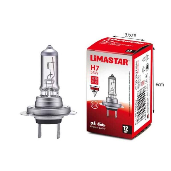 0111607-4 Limastar Λάμπα Αυτοκινήτου H7 12V 55W Κίτρινου Φωτός - Car Lamp H7