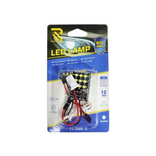 0111639 Rchang LED λάμπα αυτοκινήτου 12V 6500K 9SMD-3030 4W Λευκό Φως ART:1004 - Led Lamp