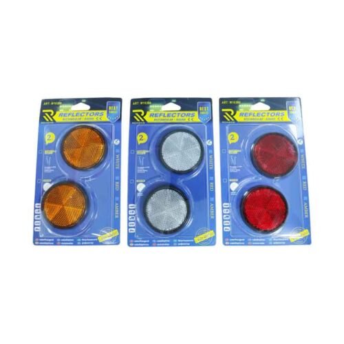 0111675 Rchang Στρογγυλοί Ανακλαστήρες 2τμχ W16300 60mm- Round Reflectors 2pcs