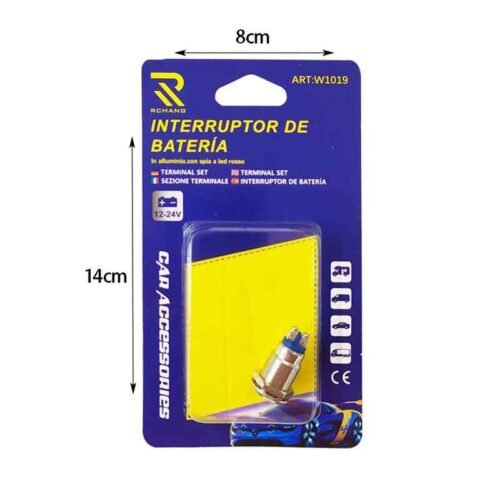 Rchang Διακόπτης Μπαταρίας Αλουμινίου με LED 12V/24V W1019 –  Car Battery Switch