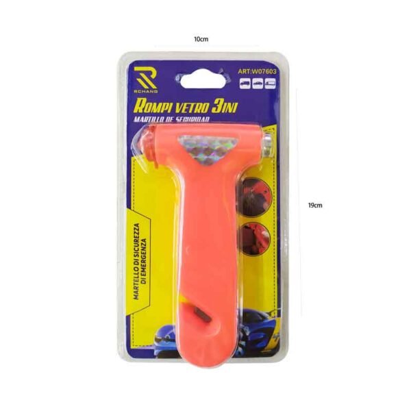 0111728-1 Σφυρί Ασφαλείας 3 σε 1 – Emergency Safety Hammer 3 in 1