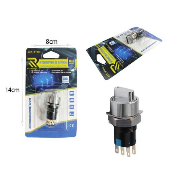 0111752-3 Rchang Διακόπτης Μπαταρίας 12–24V Μεταλλικός W1019 – Battery Cut Off Switch