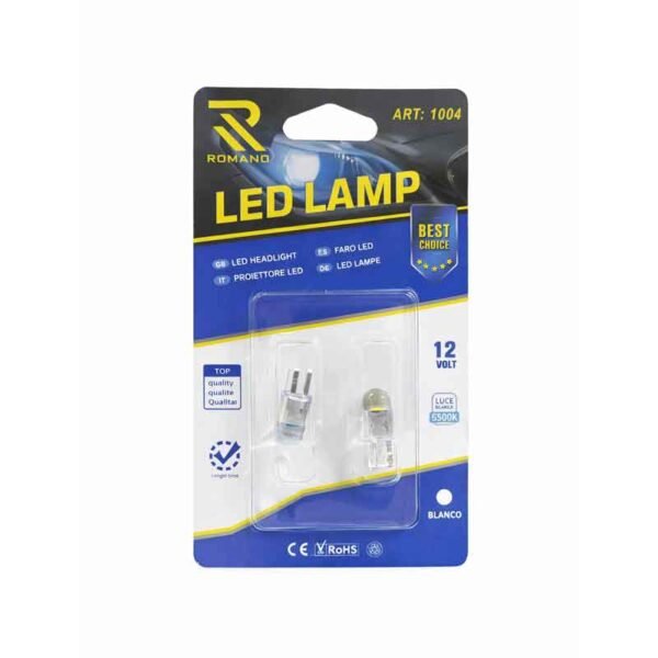 Rchang Λάμπα LED T10 COB 12V ART.1004 - T10 COB 12V LED Lamp ART.1004