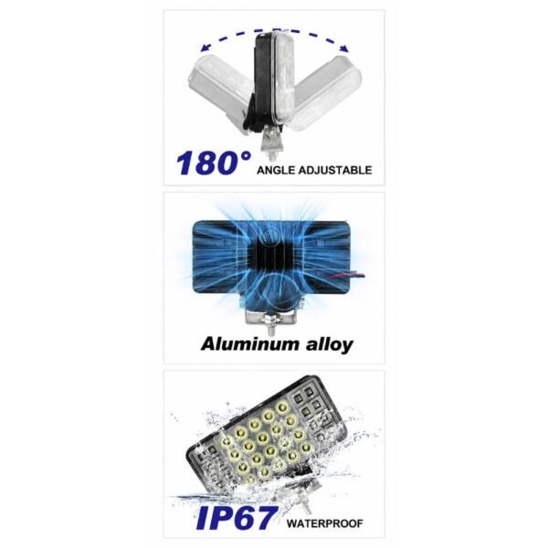 0111822-1 Rchang Προβολέας Εργασίας LED 38W για Οχήματα 270° - 38W LED Work Light for Vehicles 270°