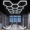Εξαγωνικό φωτιστικό LED 14 κυψελών 456W για επαγγελματικούς χώρους