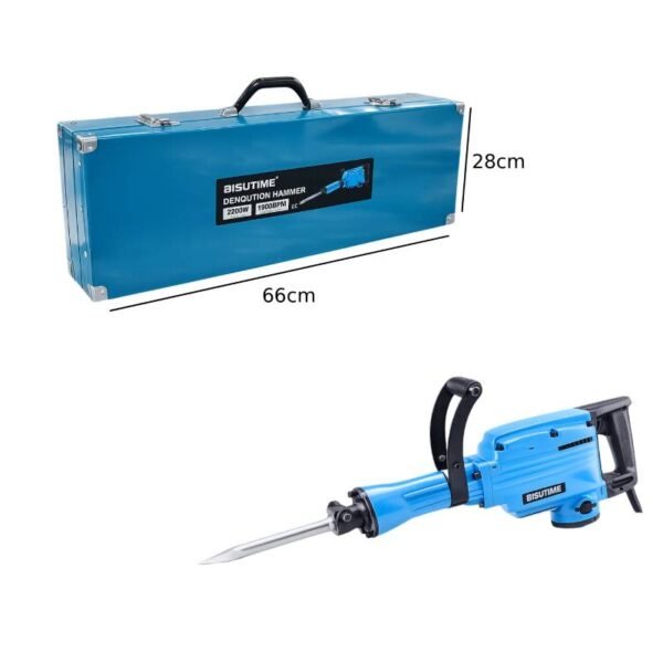 Bisutime Ηλεκτρικό Κατεδαφιστικό Πιστολέτο 2200W 65mm - Demolition Hammer