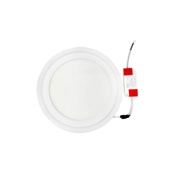 0138062-2 LED φωτιστικό οροφής 18+6W διπλό φως λευκό κίτρινο